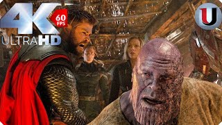 Avengers Vs Thanos - Fight Scene - Thor Kills Thanos | AVENGERS 4 ENDGAME 2019 Movie CLIP (4K)