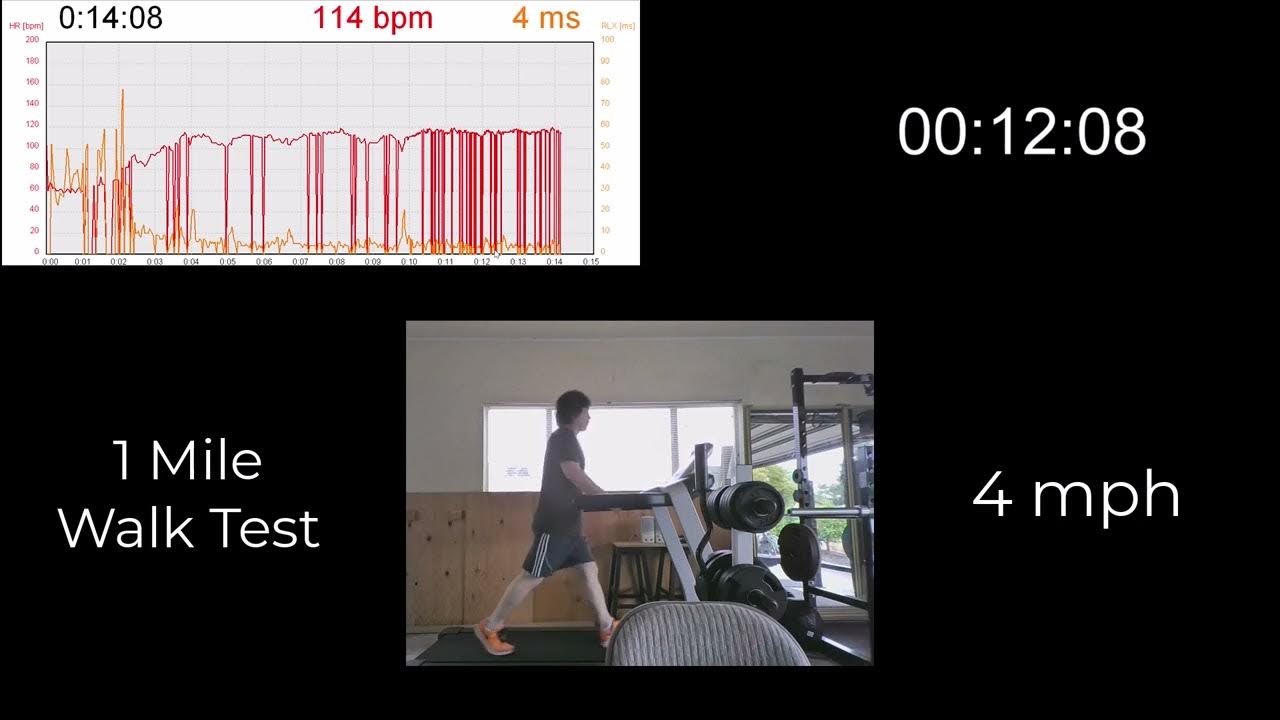 1 Mile Walk Test YouTube