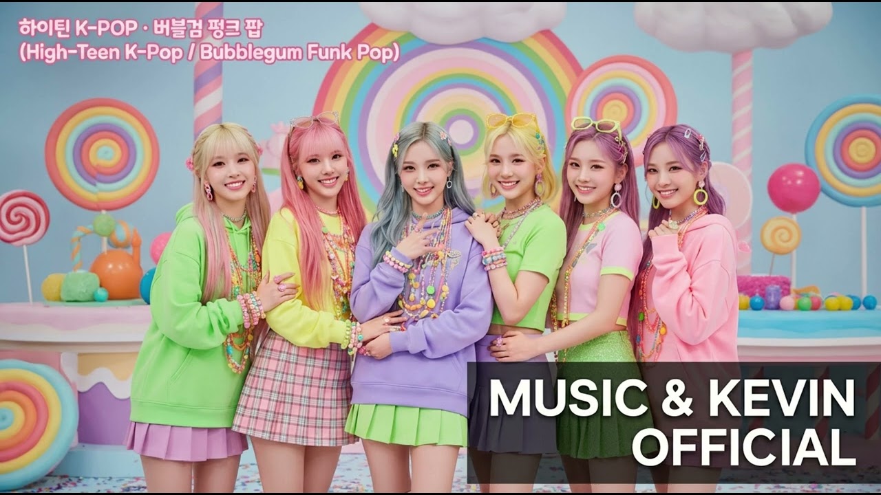 걸그룹(Girl Group) 하이틴 K-POP · 버블검 펑크 팝 (High-Teen K-Pop  Bubblegum Funk Pop) "오늘 우리 반짝여" 