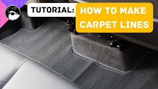 How to Make Carpet Lines [ Tutorial ]