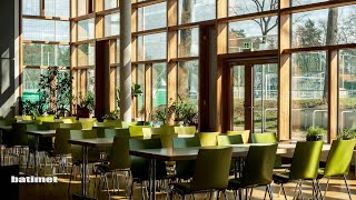 Referenzprojekt Grundschule Niederheide Holz-Aluminium Passivhaus Fenster