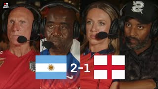 England fans REACT to Argentina 2-1 England…