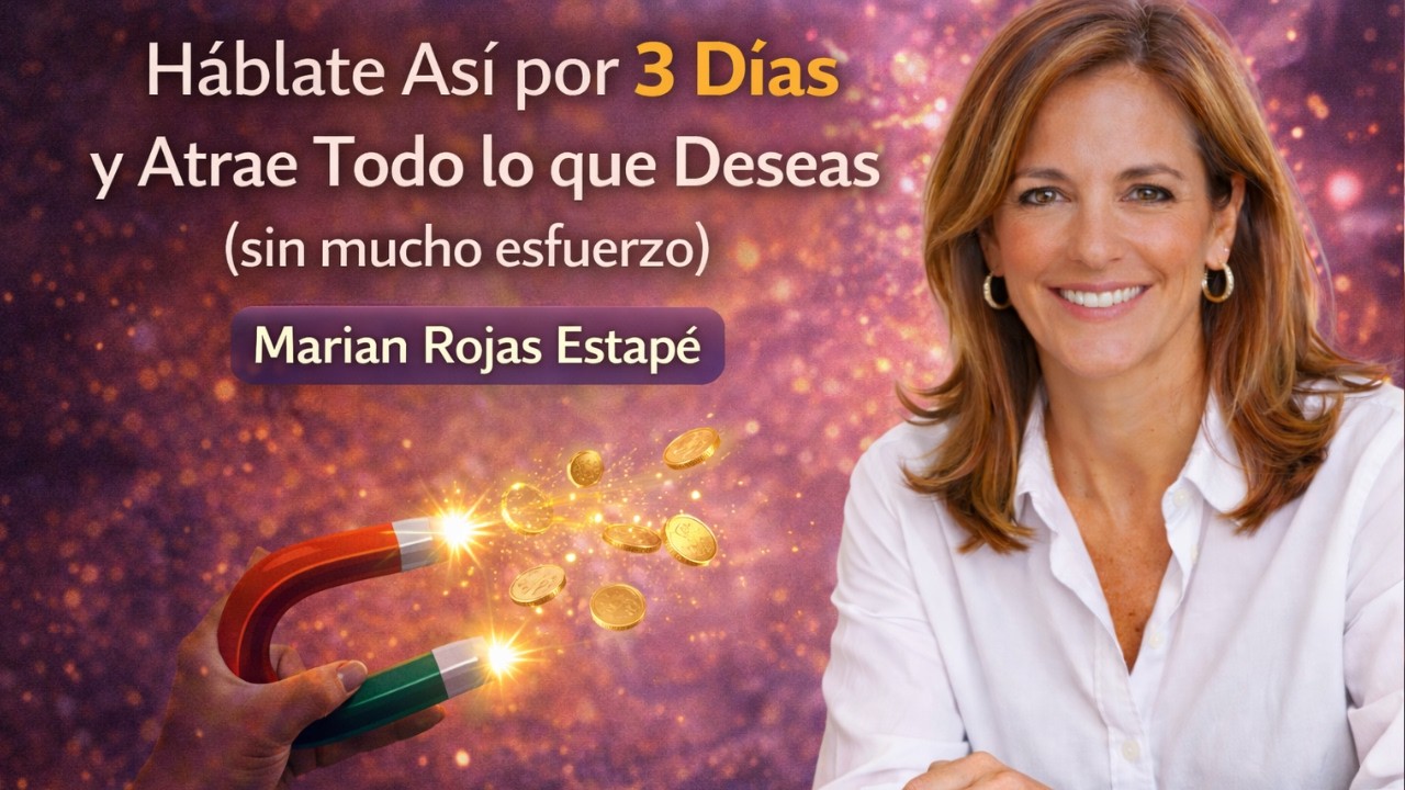Háblate Así por 3 Días y Atrae Todo lo que Deseas (sin mucho esfuerzo) | Marian Rojas Estapé