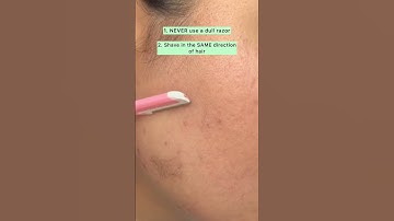 Face razor points you NEED to remember😱😱😱#eyebrows #eyebrowrazor #facerazor #shorts