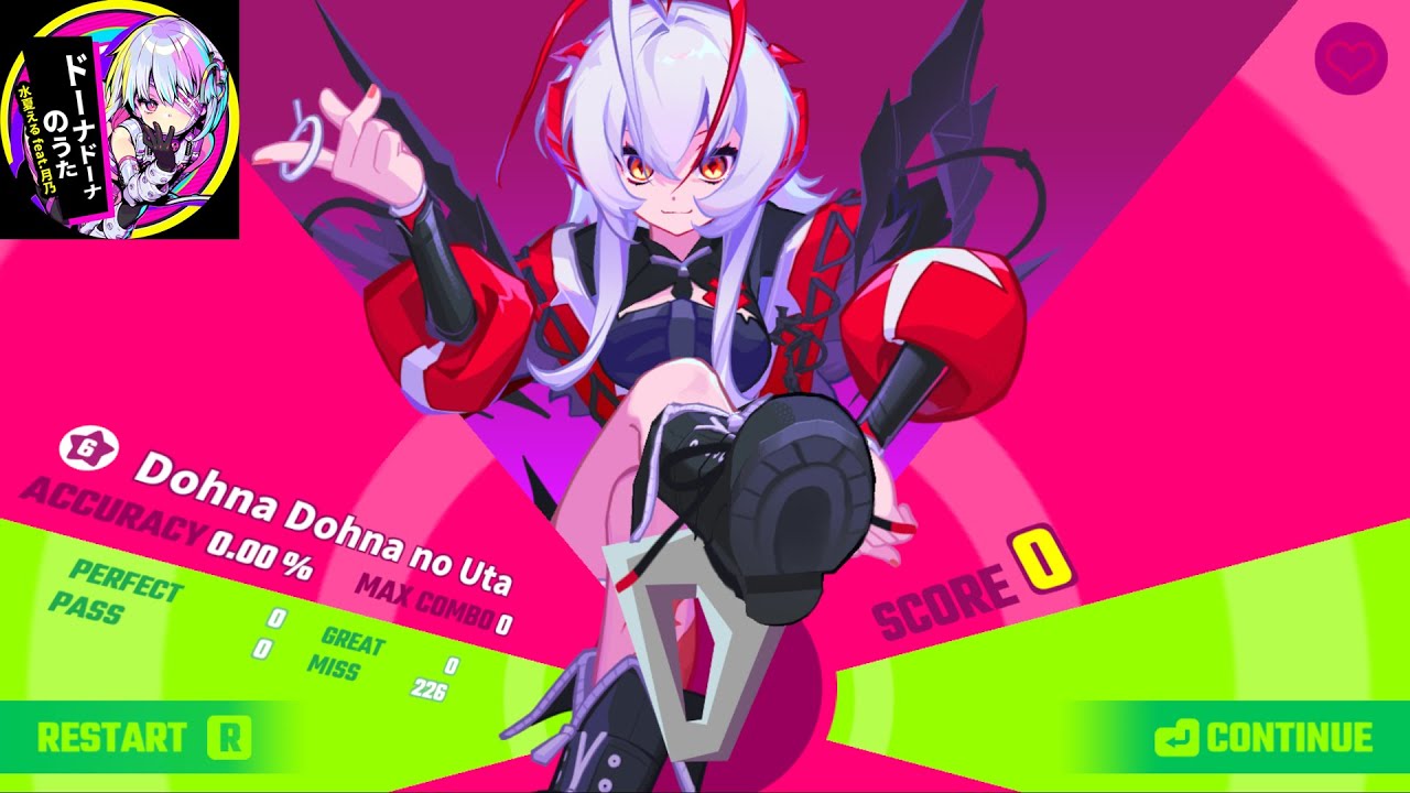 Muse Dash 0 Score, 0% Run | Dohna Dohna no Uta by L-Minatsu feat