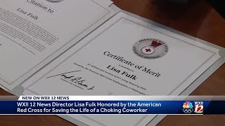 WXII 12 News director receives lifesaving award after saving coworker’s life