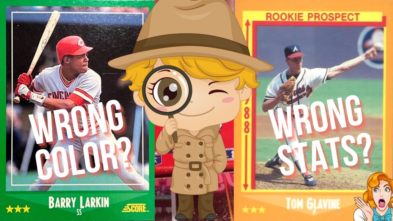 Can We Find The RARE ERROR CARDS in 1988 SCORE???