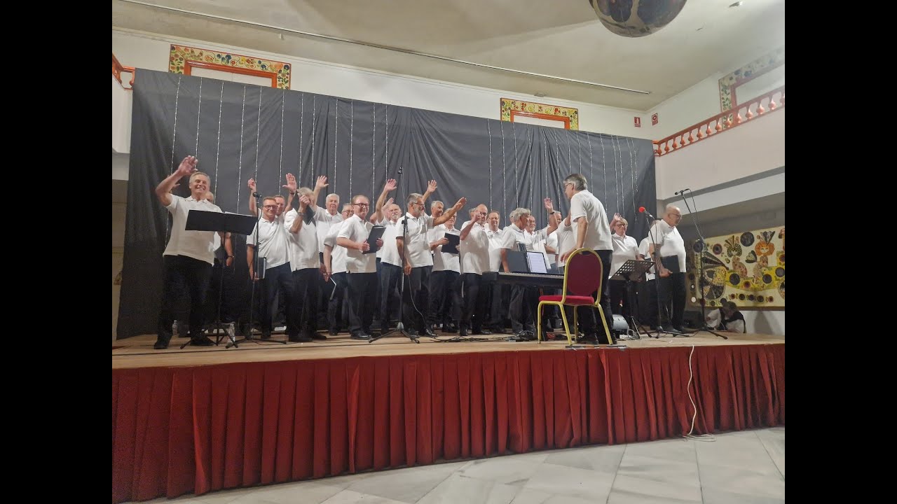 Mieskuoro Örisevät konsertti Hotelli Las Palmeras Fuengirola 27.11.2025