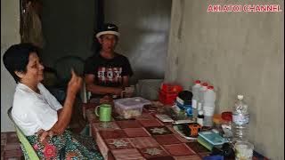 AWAL PAGI KAKAK SAYA BUAT SARAPAN PAGI DI DAPUR PONDOK KEBUN // MINUM PAGI BERSAMA KAKAK KANDUNG //