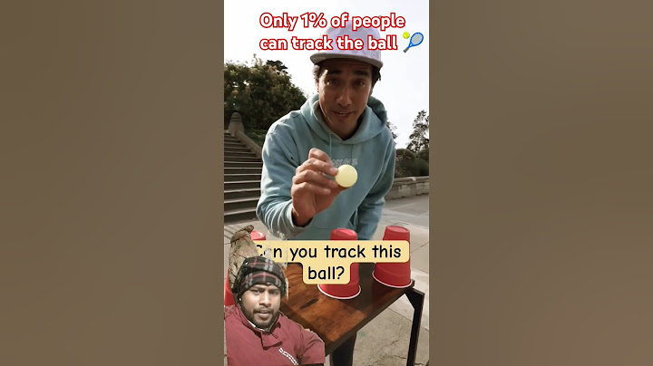 Only 1% of people can track the ball 🎾#ytshorts #magic