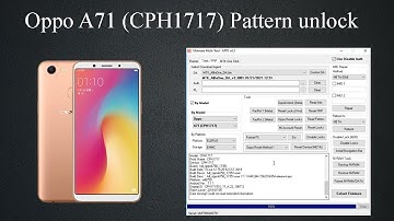 Oppo A71 (CPH1717) Pattern Unlock Umt Dongle 2021