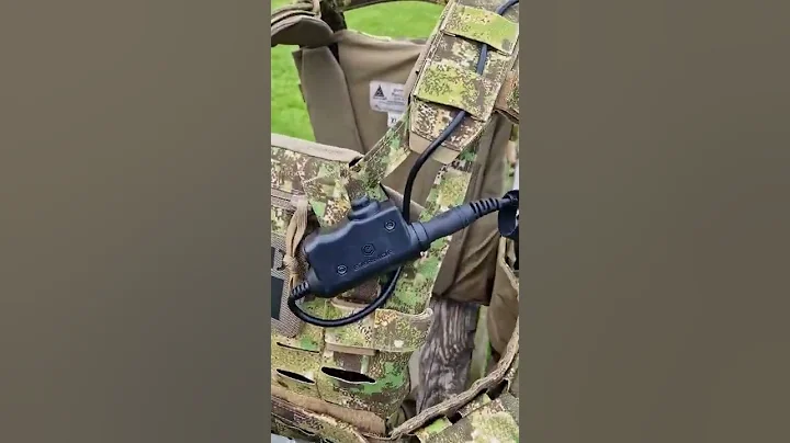 Simple Airsoft Communications Setup. Baofeng radio with Earmor PTT to Earmor M32 headset.