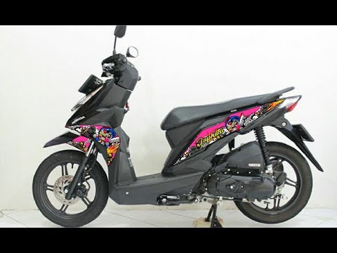 Kumpulan Foto modifikasi motor beat doraemon Paling Keren