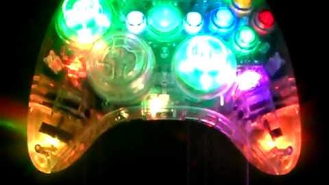 Xbox 360 color changing modded controller LED thumbstick