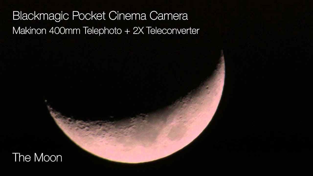 The Moon 400mm lens + 2X Teleconverter - YouTube