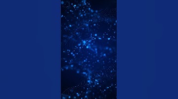 #abstract  digital blue wave with flowing #particles  on wave and light .