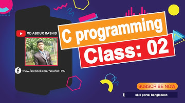 C programming Bangla Tutorial || Class 02 || Full Course in Bangla || HR Bangla