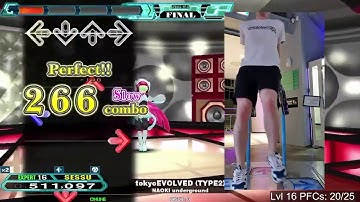 [DDR A20] tokyoEVOLVED (TYPE2) ESP PFC 999,500