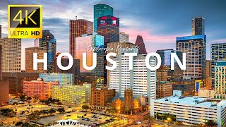 Houston Downtown, Texas, USA 🇺🇸 in 4K ULTRA HD 60FPS Video by Drone