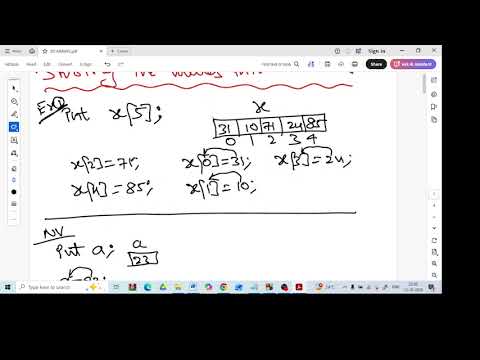 4  Storing the values into an array