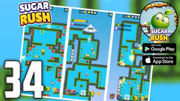 Sugar Rush (Saga) Part 34 | Gameplay Walkthrough | Levels 331-340 | (iOS & Android) | DKIceGamerz