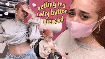 impulsively getting my belly button pierced lol ♡ a day in my life ♡