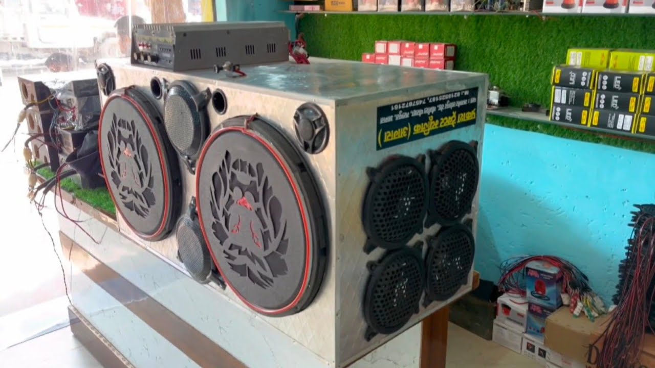 New holland 3630 || 15 inchi subwoofer fitting 🚨 Tractor Music System agra || #video #tractor #music