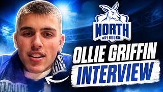 Ollie Griffin interview after joining North Melbourne | AFL Midseason Draft