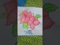 flower 🌺 drawing with water colour like subscribe comment share view 😜😄🙂💦🌊