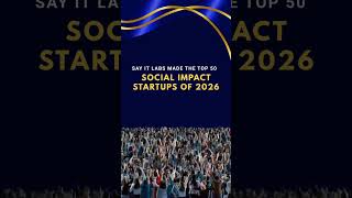 We’re in the Top 50 Social Impact Startups of 2026 🚀