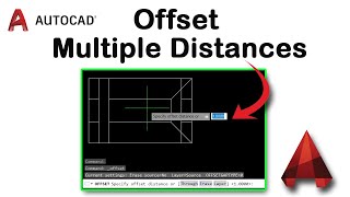 How to offset multiple distances in AutoCAD