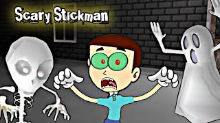 Bhoot ke Ghar - Who's This Scary Stickman | Shiva and Kanzo Gameplay screenshot 4