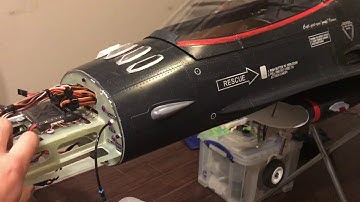 1/5 skymaster F-16 lights and gear swing