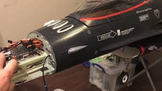 1/5 skymaster F-16 lights and gear swing