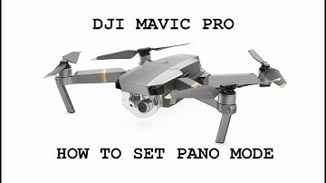 DJI MAVIC PRO, How to set NEW Pano Mode (DJI GO 4 App Version 4.1.18,  FW 01.04.0100) [german]