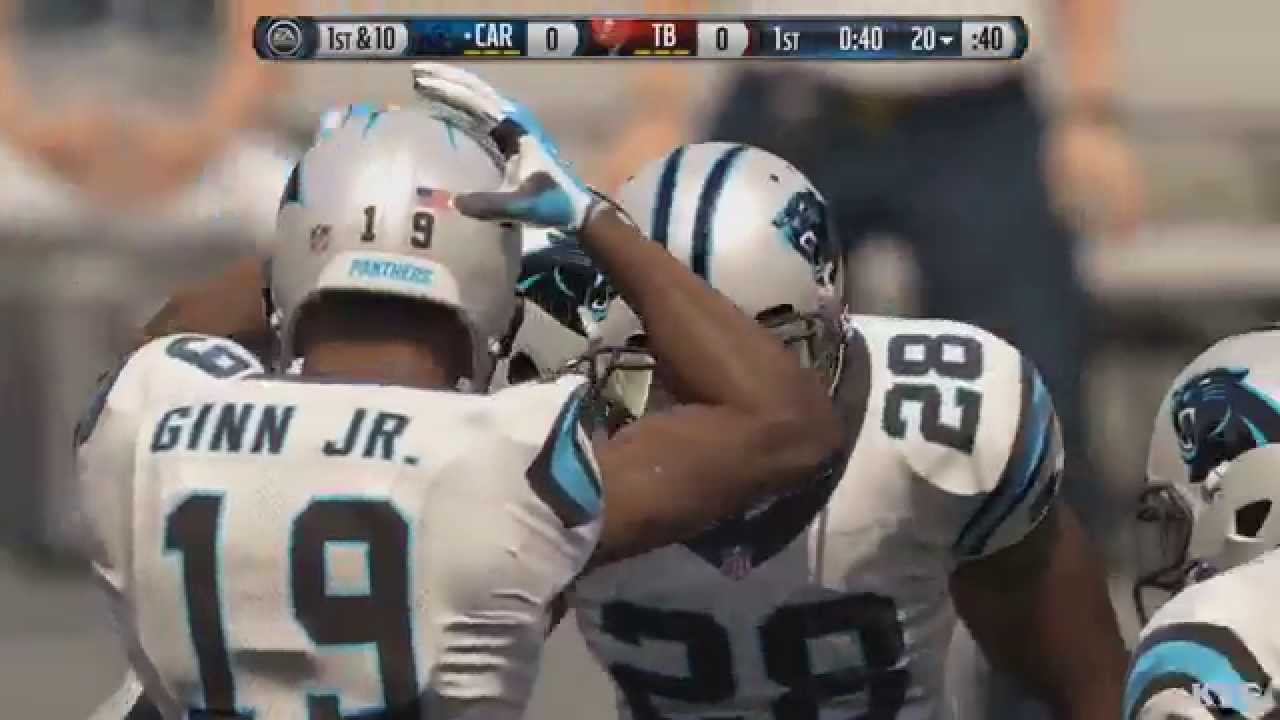 Madden NFL 16 - Carolina Panthers vs Tampa Bay Buccaneers Gameplay (XboxONE HD) [1080p]