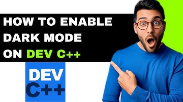 *UPDATED* How To Enable Dark Mode On Dev C++