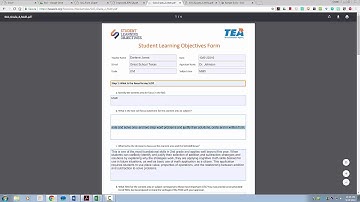 Student Learning Objective (SLO)