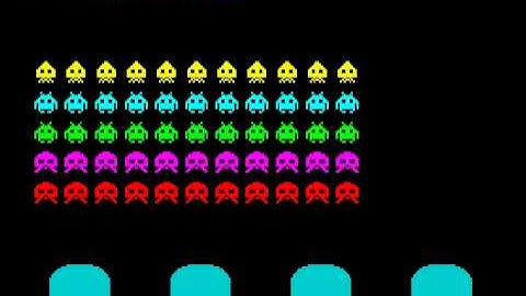 Invaders / Space Invaders (Artic Computing, 1982) (ZX Spectrum)