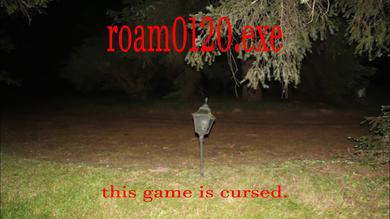 playing a cursed video game