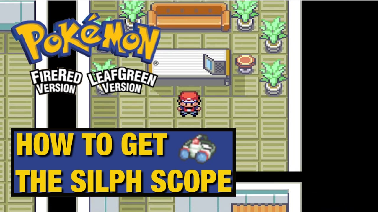 spids Spænde røgelse How To Get The Silph Scope In Pokemon FireRed & Pokemon LeafGreen - YouTube