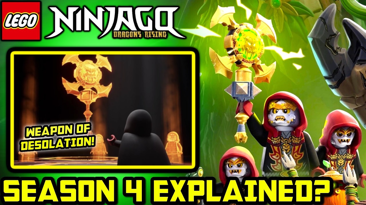 Самая большая загадка 4 сезона! 😈 Теория об оружии опустошения в 4 сезоне Ninjago Dragons Rising!