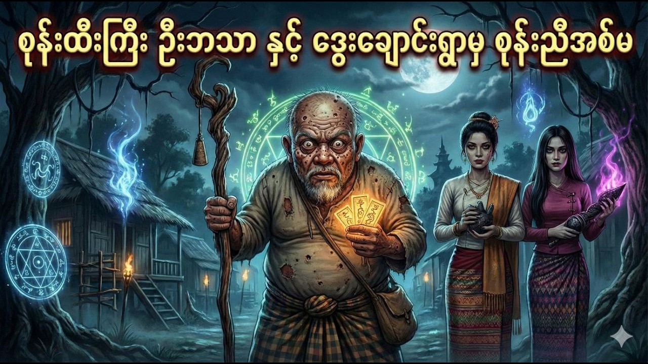 စုန်းထီးကြီးဦးဘသာ နှင့် ဒွေးချောင်းရွာမှစုန်းညီအစ်မ (အပိုင်း ၁)