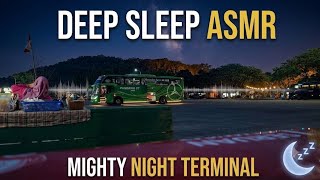 Deep Sleep ASMR | Peaceful Night at the Bus Terminal Under the Stars screenshot 2