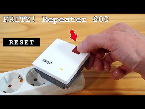 FRITZ!  Repeater 600 Wi-Fi extender • Factory reset