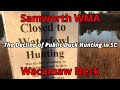 Wacamaw neck samworth wma the decline of duck hunting in sc public lands