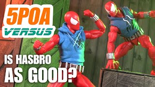 SCARLET SPIDER: MAFEX VS MARVEL LEGENDS! Medicom 186 vs Hasbro Spider-Man Retro Action Figure Review