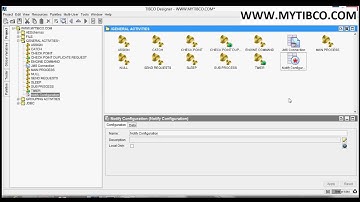 TIBCO BW GENERAL ACTIVITIES  NOTIFY CONFIGURATION PALLET