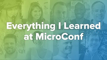 Everything I Learned at MicroConf 2018