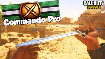 New "COMMANDO PRO" BASIC TRAINING GAMEPLAY in COD WW2!! COD WW2 THROWBACK MW2 PERKS GAMEMODE!!